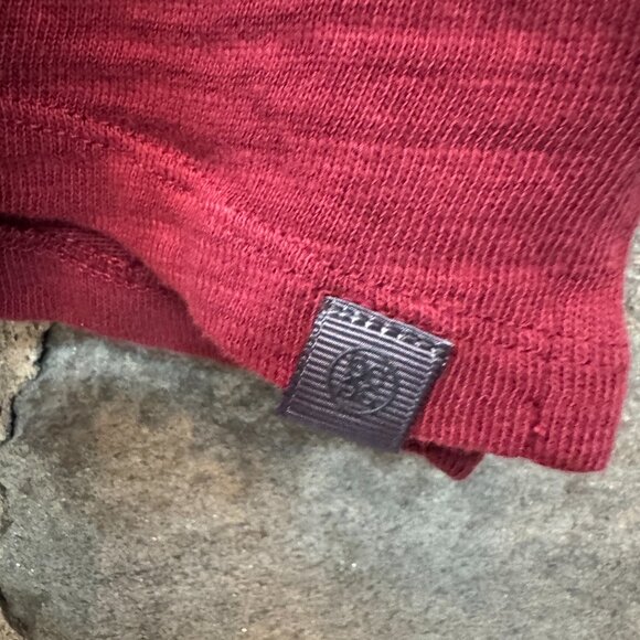 $155 Men's G/FORE Clubhouse Slub Cotton Slim Fit Golf Polo RED Large EXCELLENT - Picture 6 of 7